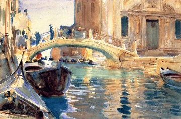 Ponte San Giuseppe di Castello Venecia John Singer Sargent Pinturas al óleo